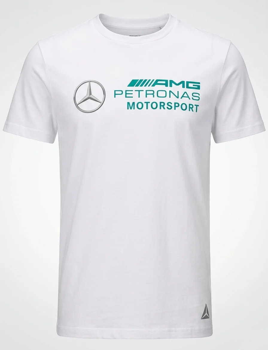 Playera Mercedes-AMG Petronas White